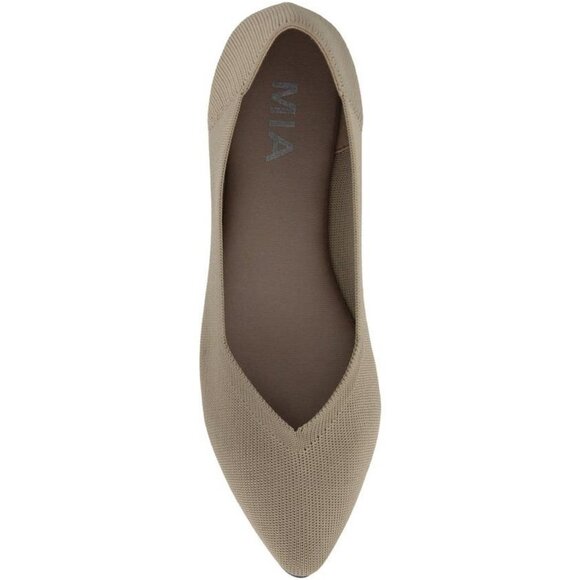New MIA Kerri Pointed Toe Flats, Beige Size 8.5 - Picture 2 of 4
